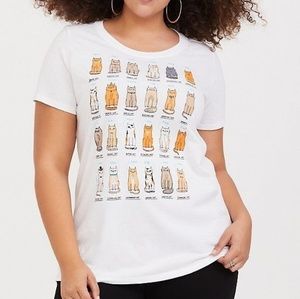 Torrid Gemma Correll Cats shirt size 1